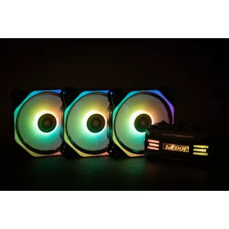 1stCOOL Ventilator KIT AURA EVO 4 ARGB, 3x HEXA2 ventilator + ARGB kontroler + daljinski upravljač 1stCOOL Ventilator KIT AURA EVO 4 ARGB, 3x HEXA2 ventilator + ARGB kontroler + daljinski upravljač