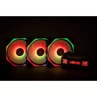 1stCOOL Ventilator KIT AURA EVO 4 ARGB, 3x HEXA2 ventilator + ARGB kontroler + daljinski upravljač 1stCOOL Ventilator KIT AURA EVO 4 ARGB, 3x HEXA2 ventilator + ARGB kontroler + daljinski upravljač