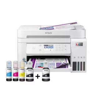 EPSON EcoTank L6276 tintni pisač, 3u1, A4, 1200x4800dpi, 33ppm, USB, Wi-Fi, LAN, bijeli, 5 godina jamstva nakon besplatne registracije