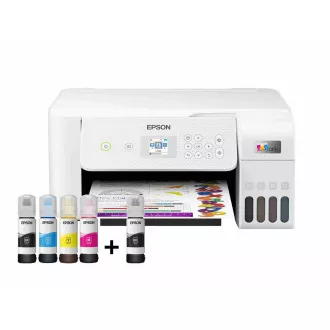 EPSON pisač EcoTank L3266, 3u1, A4, 1440x5760dpi, 33ppm, USB, Wi-Fi, bijeli