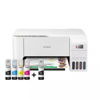 EPSON pisač EcoTank L3256, 3u1, A4, 1440x5760dpi, 33ppm, USB, Wi-Fi, bijeli