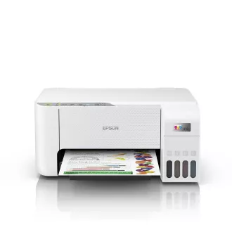 EPSON pisač EcoTank L3256, 3u1, A4, 1440x5760dpi, 33ppm, USB, Wi-Fi, bijeli
