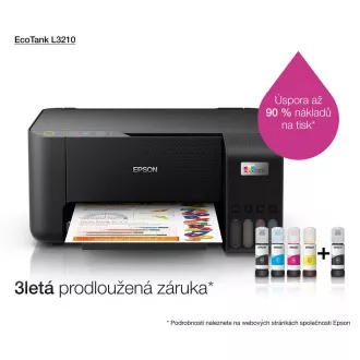 EPSON pisač s tintom EcoTank L3210, 3u1, A4, 1440x5760dpi, 33ppm, USB