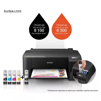EPSON tinta za pisač EcoTank L1210, A4, 1440x5760dpi, 33ppm, USB