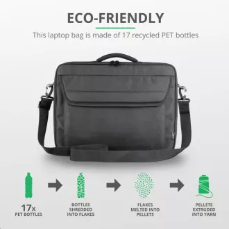 TRUST 15.6 "Atlanta Carry Bag ECO Torba za prijenosno računalo