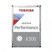 TOSHIBA HDD X300 8TB, SATA III, 7200 rpm, 256MB cache, 3.5", BULK
