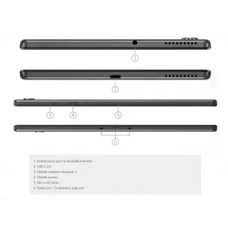 LENOVO Tab M10 FHD Plus-Helio P22T, 10.3" FHD osjetljiv na dodir, 4GB, 128GB, 4G LTE, IMG PowerVR GE8320 GPU, kamera, siva, Android 9, 2Y LENOVO Tab M10 FHD Plus-Helio P22T, 10.3" FHD osjetljiv na dodir, 4GB, 128GB, 4G LTE, IMG PowerVR GE8320 GPU, kamera, siva, Android 9, 2Y