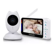 EVOLVEO Baby Monitor N4, HD LCD zaslon, IR osvjetljenje, način mirovanja - Raspakiran