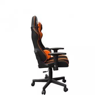 GEMBIRD Stolica za igranje / igraća stolica SCORPION 04, crna mreža, narančasta koža