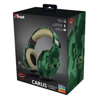 TRUST slušalice GXT 323C Carus Gaming Headset, jungle camo