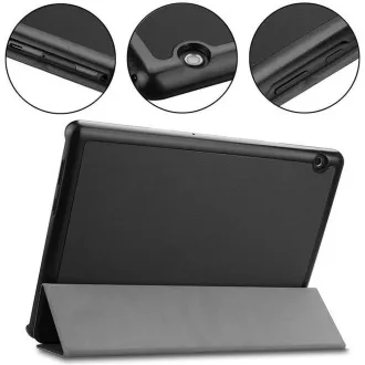Tactical Book Tri Fold Case za iPad 10.2. 2020 / 10.2 2019 Crna