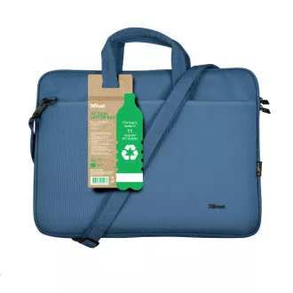 TRUST Laptop Case 16" Bologna Slim Laptop Bag Eco, plava