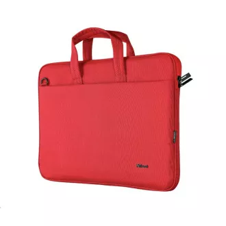 TRUST Laptop Case 16" Bologna Slim Laptop Bag Eco, crvena