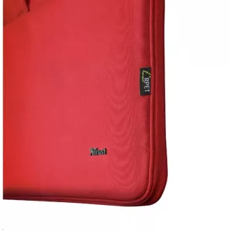 TRUST Laptop Case 16" Bologna Slim Laptop Bag Eco, crvena