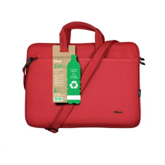 TRUST Laptop Case 16" Bologna Slim Laptop Bag Eco, crvena
