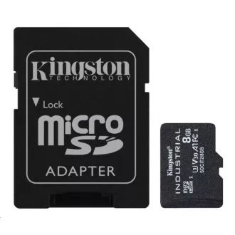 Kingston 8GB microSDHC Industrial C10 A1 pSLC kartica + SD adapter