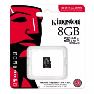 Kingston 8GB microSDHC Industrial C10 A1 pSLC kartica pojedinačno pakiranje