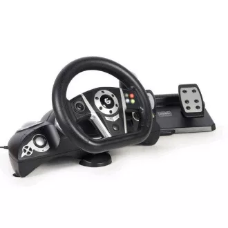 GEMBIRD Volan + pedale STR-M-01, PC / PS3 / PS4 / SWITCH