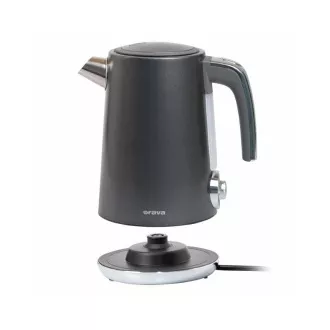 ORAVA Delux-1 kuhalo za vodu, 2200 W, 1,7 l, regulacija temperature, automatsko gašenje, nehrđajući čelik crni