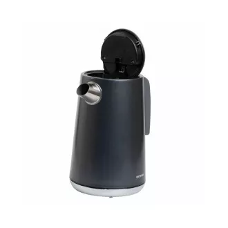 ORAVA Delux-1 kuhalo za vodu, 2200 W, 1,7 l, regulacija temperature, automatsko gašenje, nehrđajući čelik crni