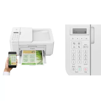 Canon PIXMA pisač TR4651 bijela boja, MF (ispis, fotokopir, skeniranje, oblak), ADF, USB, Wi-Fi, Bluetooth - Rabljen