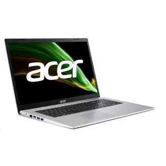 ACER NTB Aspire 3 (A317-53-399W) - i3-1115G4, 17.3" HD LCD, 8GB, 256GBSSD, UHD Graphics, W11H, srebrna