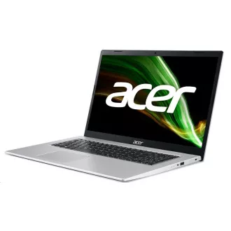 ACER NTB Aspire 3 (A317-53-399W) - i3-1115G4, 17.3" HD LCD, 8GB, 256GBSSD, UHD Graphics, W11H, srebrna