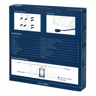 ARCTIC F14 ventilator 140 mm niske buke