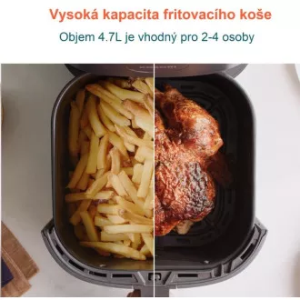 Cosori L501 PRO 4.7L – friteza na vrući zrak + 5x ražanj i roštilj. rešetka Cosori L501 PRO 4.7L – friteza na vrući zrak + 5x ražanj i roštilj. rešetka