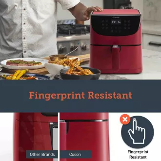 Cosori CP158-AF PREMIUM – friteza na vrući zrak 5,5L + 5x ražanj i roštilj. rešetka, ur Cosori CP158-AF PREMIUM – friteza na vrući zrak 5,5L + 5x ražanj i roštilj. rešetka, ur