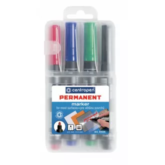 Olovka Centropen 8566/4 permanentna 4 boje cilindrični vrh 2.5mm Olovka Centropen 8566/4 permanentna 4 boje cilindrični vrh 2.5mm