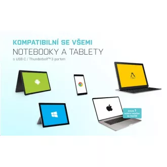 i-tec USB-C HDMI DP priključna stanica, snaga isporuke 100 W i-tec USB-C HDMI DP priključna stanica, snaga isporuke 100 W