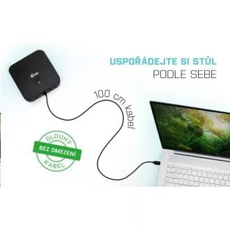 i-tec USB-C HDMI DP priključna stanica, snaga isporuke 100 W i-tec USB-C HDMI DP priključna stanica, snaga isporuke 100 W