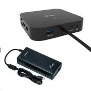 i-tec USB-C HDMI DP priključna stanica, napajanje 100 W + univerzalni punjač 112 W
