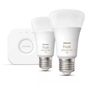 Philips Hue White and Colour Ambiance 9W 1100 E27 mali početni kit Philips Hue White and Colour Ambiance 9W 1100 E27 mali početni kit