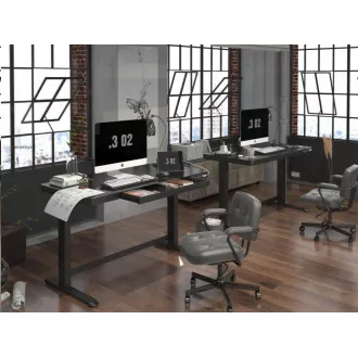 Delso WORKSTATION Električni stol podesiv po visini crni Delso WORKSTATION Električni stol podesiv po visini crni