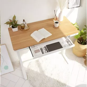 Delso WORKSTATION Električni stol podesiv po visini hrast / bijeli Delso WORKSTATION Električni stol podesiv po visini hrast / bijeli