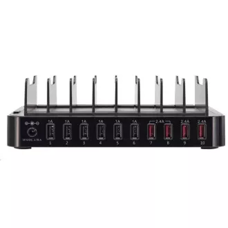CONRAD USB stanica za punjenje sa stalcima za mobilne telefone i tablete VOLTCRAFT PS-10 10 x USB CONRAD USB stanica za punjenje sa stalcima za mobilne telefone i tablete VOLTCRAFT PS-10 10 x USB