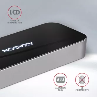 AXAGON HMC-6GL, USB 3.2 Gen 1 hub, portovi 3x USB-A, HDMI, RJ-45 GLAN, PD 60W, kabel USB-C 20cm