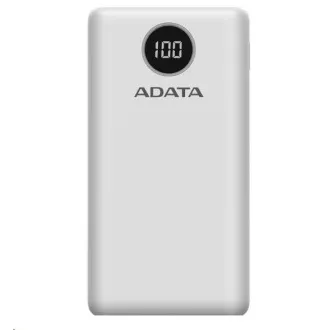 ADATA PowerBank P20000QCD - vanjska baterija za mobitel/tablet 20000mAh, 2, 1A, bijela ADATA PowerBank P20000QCD - vanjska baterija za mobitel/tablet 20000mAh, 2, 1A, bijela