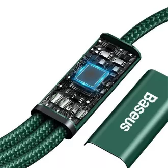 Baseus Rapid Series punjenje / podatkovni kabel 3u1 Type-C/ (Micro USB + Lightning PD 20W + USB-C) 1.5m zeleni
