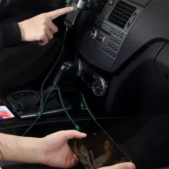 Baseus Rapid Series punjenje / podatkovni kabel 3u1 Type-C/ (Micro USB + Lightning PD 20W + USB-C) 1.5m zeleni
