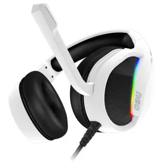 CONNECT IT NEO gaming slušalice s mikrofonom, 1xJack + USB, bijele