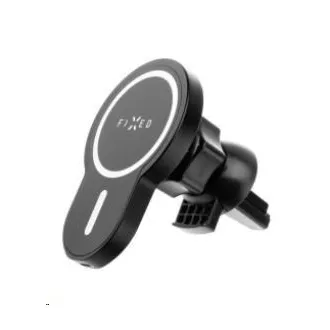 FIKSNI auto držač MagClick s bežičnim punjenjem, 15W, USB-C, crni