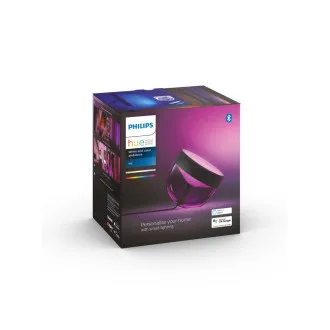 PHILIPS COL Iris Stolna lampa Hue Bijela i ambijent boja, crna