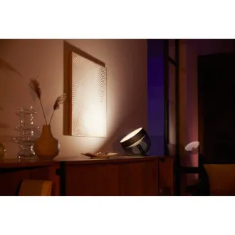 PHILIPS COL Iris Stolna lampa Hue Bijela i ambijent boja, crna