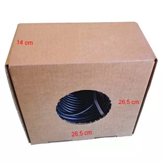 FTP kabel LEXI-Net Cat5E, žica, dupli vanjski PE+PVC, crni, 100m, kut.