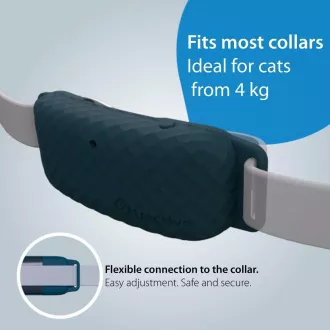 Tractive GPS CAT 4 LTE - Praćenje lokacije i aktivnosti za mačke - Midnight Blue