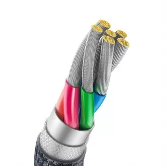 Baseus Crystal Shine Series kabel za punjenje / podatkovni kabel USB-A / USB-C 100W 1,2 m, crni Baseus Crystal Shine Series kabel za punjenje / podatkovni kabel USB-A / USB-C 100W 1,2 m, crni