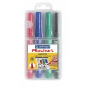 Marker Centropen 8560/4 za Flipchart 4 boje klinast vrh 1-4,6 mm
